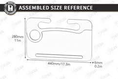 Car Steering Wheel Tray Laser Cut Bundle | Auto Laptop Desk Product Image 15