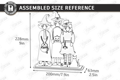 Witch Decor Laser Cut | Halloween Decor | Shelf Sitter | CNC Product Image 2