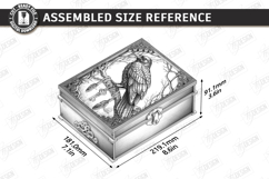 Mystical Box Laser Cut | Gothic Design | Hidden Key Box |CNC Product Image 2