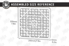 Kitchen Decor Laser Cut Mini Kit | 5 Ornate Wood Designs Product Image 7