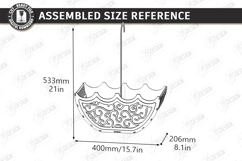 Umbrella Flower Box Laser Cut | Bridal Shower Gift Box Kit Product Image 6