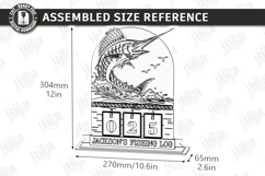 Fishing Log Trackers Laser Cut Bundle | Father's Day Gift Product Image 20