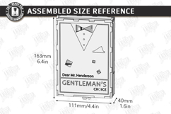 Whiskey Stones Storage Box Laser Cut | Whiskey Accessories Product Image 2