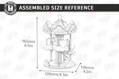 Music Box Laser Cut | Kids Laser | Nursery Decor | Kids Room Product Image 2