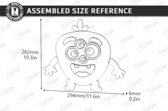Mix and Match Emotions Puzzles Laser Cut Bundle | Kids Laser Product Image 24