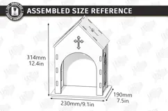 3D Layered Wooden Prayer Shrine Laser Cut | Display Stand Product Image 2