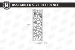 Stained Glass Bookmark Laser Cut | Faux Stained Glass Window Product Image 2