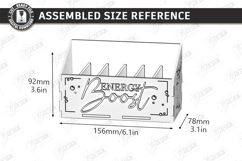 Drink Packet Organizer Laser Cut| Station Storage Laser |CNC Product Image 2