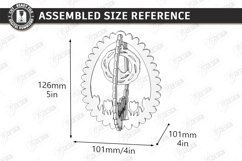 3D Easter Egg Ornament Laser Cut | Layered Easter Decor SVG Product Image 2