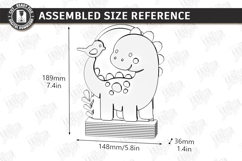 Cute Kids Night Light Stands Laser Cut Bundle | Table Lamps Product Image 24