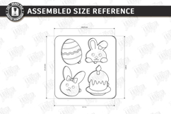 Easter Kids Puzzles Laser Cut Bundle | Easter Bunny SVG |CNC Product Image 15