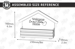 Valentine's Day Planter Holder Laser Cut | Flower Box SVG Product Image 2