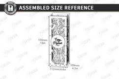 Wine Bottle Gift Box Laser Cut | Wine Bottle Holder SVG |CNC Product Image 2