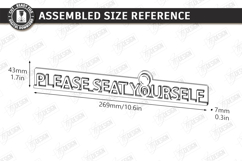 Bathroom Door Corner Laser Cut |Office Wall Sign| Funny SVG Product Image 2