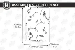 Wooden Ring Toss Game Laser Cut | Kids Laser | Treasure Map Product Image 2