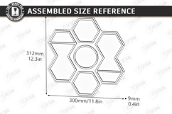 Wooden Snack Serving Tray Laser Cut | Modern Kitchenware SVG Product Image 2