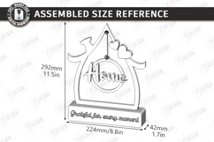 Love Home Décor Laser Cut | Table Decoration | Modern Rustic Product Image 2