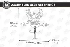 Wooden Weather Vane Laser Cut | Wind Vane | Home Decor | CNC Product Image 2