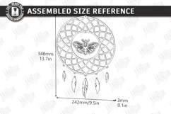Dream Catcher Laser Cut | Boho Wall Hanging | Garden Decor Product Image 3