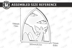 Easter Night Light Laser Cut | Religious LED Light SVG | CNC Product Image 2