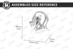 Magnet Kitchen Note Holder Laser Cut | DIY Fridge magnet SVG Product Image 2