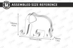 Animal Phone Stand Laser Cut | Multilayer Phone Holder SVG Product Image 3