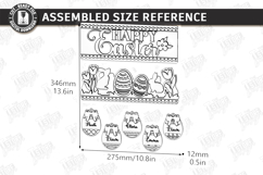 Easter Door Hangers Laser Cut Bundle | Easter Basket Planter Product Image 19