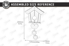 Spring Birdhouse Wall Decor Laser Cut Bundle | Home Decor Product Image 10