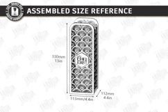 Wine Bottle Gift Box Laser Cut | Wine Bottle Holder SVG| CNC Product Image 2