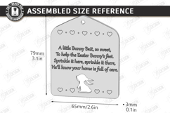 Easter Bait Tag Laser Cut | Basket Tags | Engraved Gift Tags Product Image 2