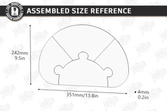 Puzzle Charcuterie Board Laser Cut| Serving Tray Kit | CNC Product Image 2