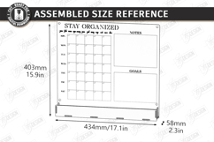 Acrylic Wall Planner Laser Cut Bundle| Family Calendar | CNC Product Image 15