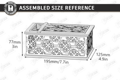 Mother's Day Gift Box Laser Cut | Floral Box | Jewelry Box Product Image 2