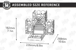 Dice Tower Laser Cut Bundle | Tabletop Gaming Castle | CNC Product Image 3
