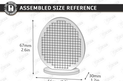 Easter Cross Stitch Ornament Laser Cut | Embroidery Blank Product Image 2