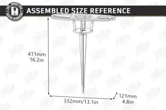 Portable Wine Picnic Table Laser Cut | Outdoor Trays | CNC Product Image 2