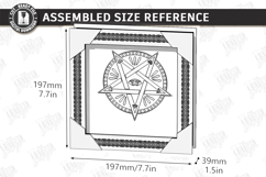 Dice Tray Laser Cut | Fantasy Design | RPG Accessories | CNC Product Image 2