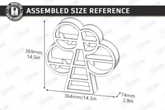 Modern Wall Shelf Laser Cut | Home Décor | Functional Art Product Image 2