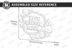Inspirational Quote Decor Laser Cut | Inspirational Wall Art Product Image 2