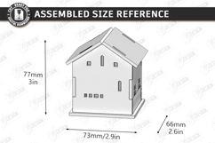 Wooden Mini House Nightlight Laser Cut Bundle | Home Decor Product Image 23