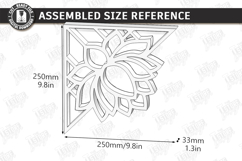 Crystal Display Shelf for Door Corner Laser Cut | Door Frame Product Image 2