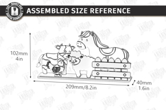 Coloring Montessori Toy for Kids Laser Cut | Paintable SVG Product Image 2