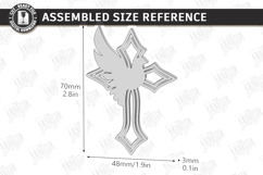 Christian Easter Bookmark Laser Cut | Religious Cross | CNC Product Image 2