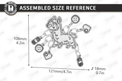 Knitting Stitch Markers Laser Cut | Crochet Progress Keeper Product Image 2