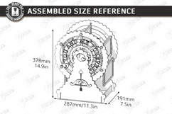 Wooden Ferris Wheel Photo Frame Laser Cut|3D Laser|Love SVG Product Image 3