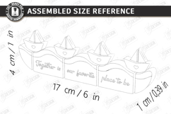 Family Key Holder Laser Cut | Decorative Wall Key Organizer Product Image 2