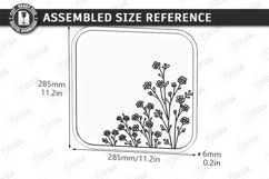 Wooden Kitchen Serving Tray Laser Cut | Food Serving Board Product Image 2