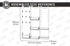 Home Organizer Key Holder Rack Laser Cut | Wall Decor Product Image 2