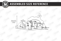 Easter Resurrection Scene Laser Cut | Holy Week SVG | CNC Product Image 2