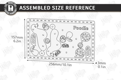 Wooden Dog Breed Card Puzzles Laser Cut Bundle | 3D Puzzle Product Image 7